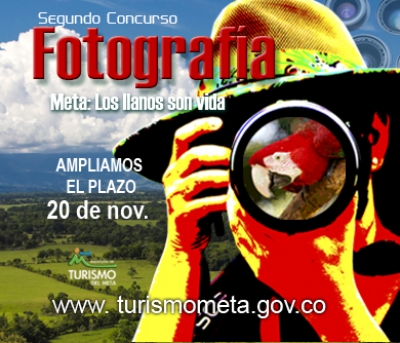 El gobierno  departamental a través del instituto de turismo del meta reitera invitación a participar del segundo concurso de fotografía “el meta: los llanos son vida”.